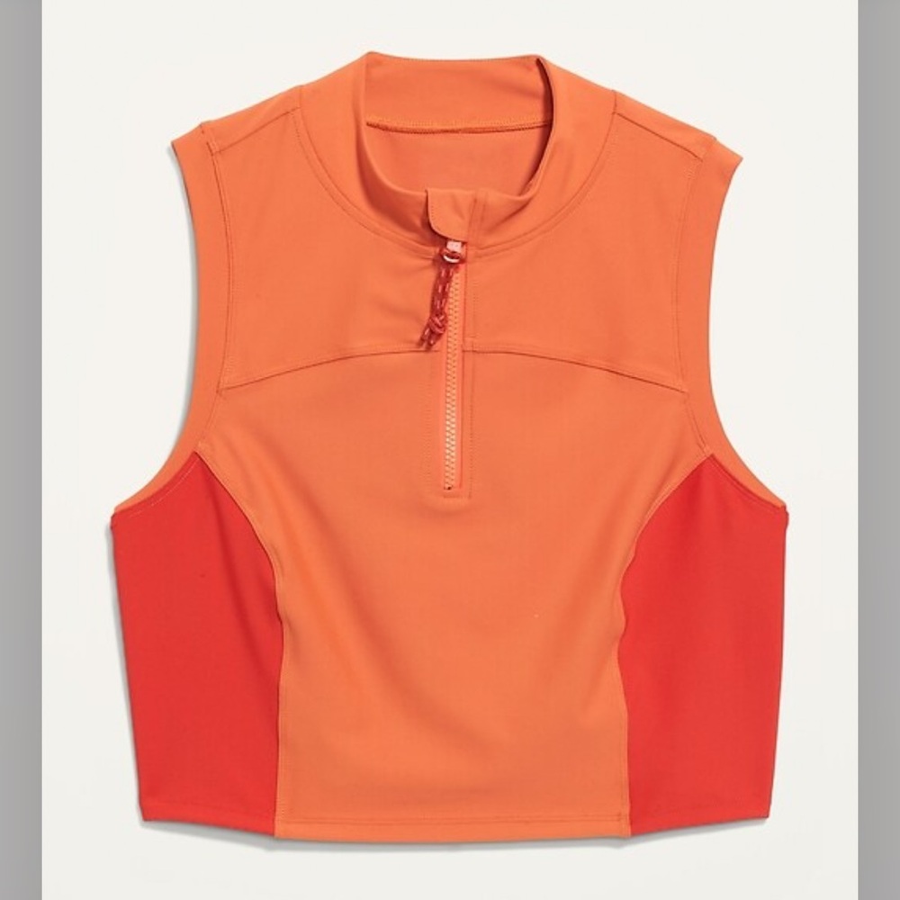 Old Navy | Sleeveless Zip-Up Top (Tall)